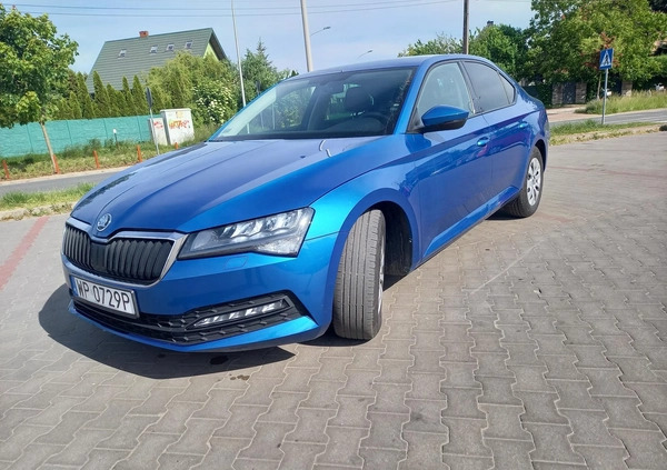 Skoda Superb cena 92250 przebieg: 74000, rok produkcji 2020 z Płock małe 16